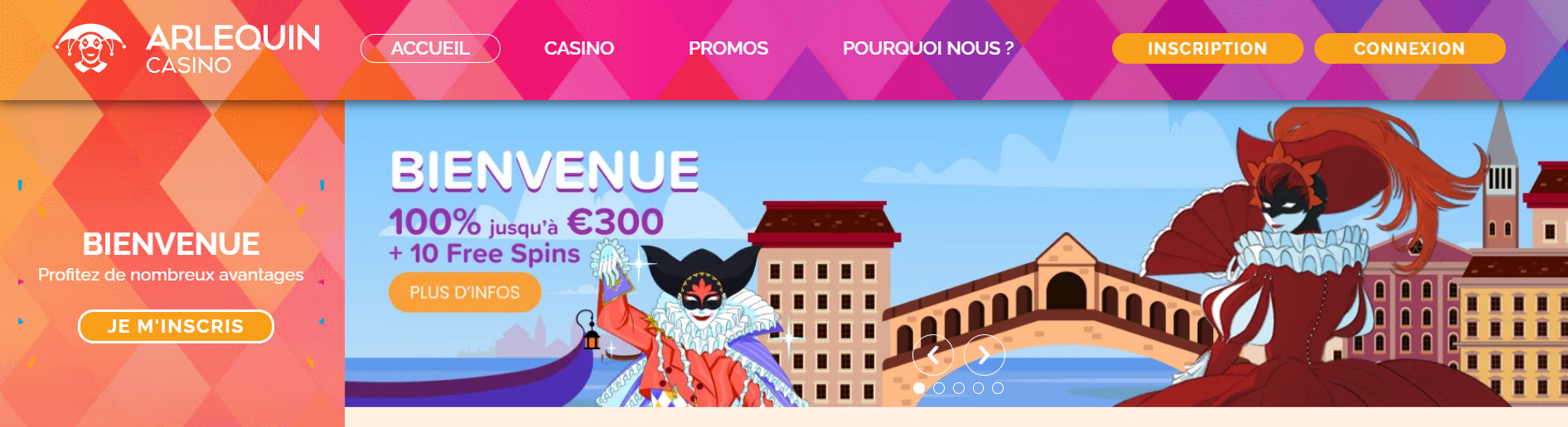 Arlequin Casino Review