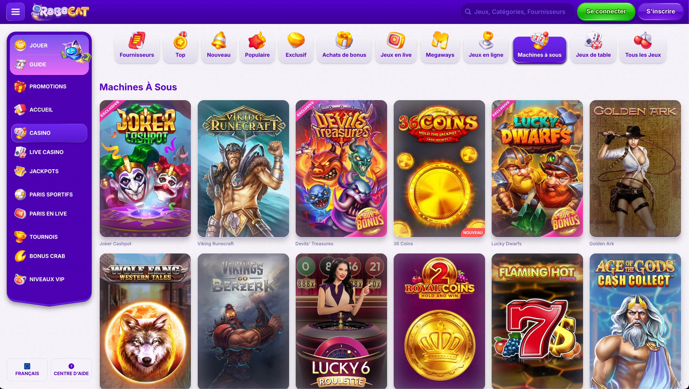 RoboCat Casino Review